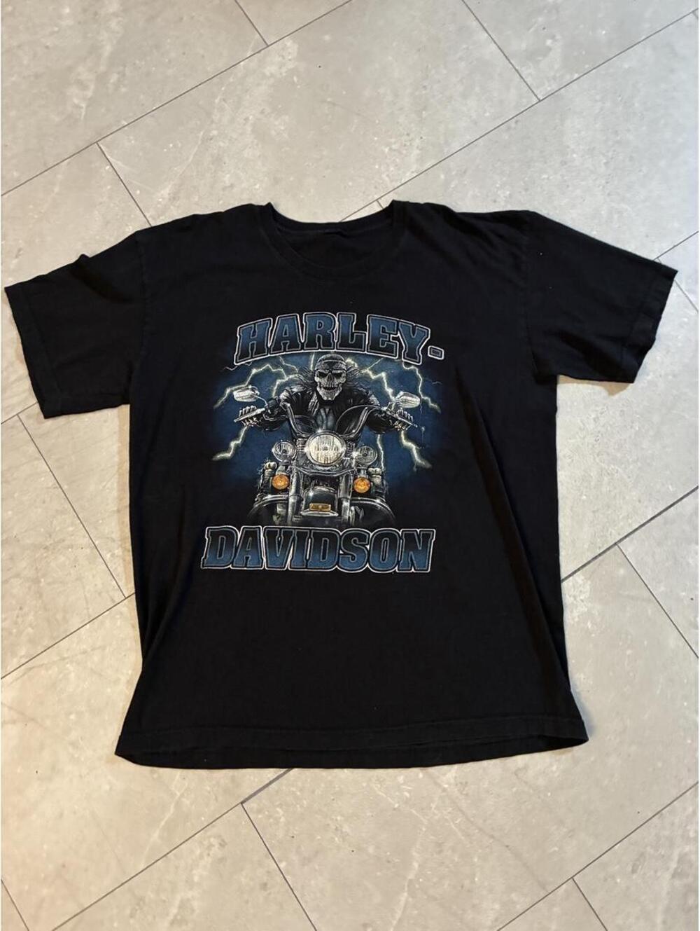 2000s harley tee
